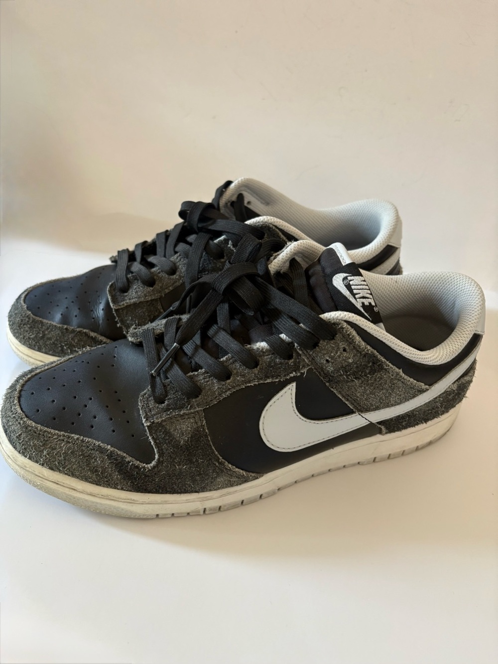 Nike Dunk Low Retro PRM Animal Pack Black Hairy Suede DH7913-001 Men's Size 9